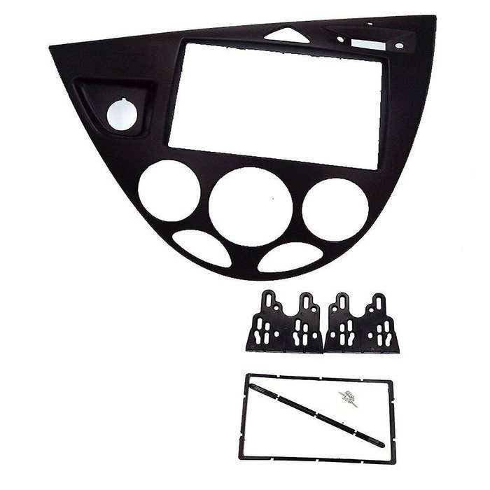 2 Din Car Stereo Fascia Panel Frame DVD Panel Bezel Frame Installation Trim Kit Fit for Focus /Fiest