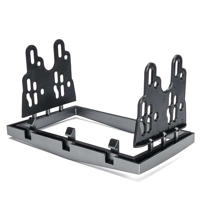 2 Double Din Radio Stereo Panel Fascia Dash Kit Installation Trim Kit for Opel