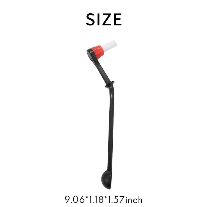2 In 1 Coffee Machine Brush Nylon Espresso Coffee Grinder Brushes Coffee Spoon Machine Group Head K