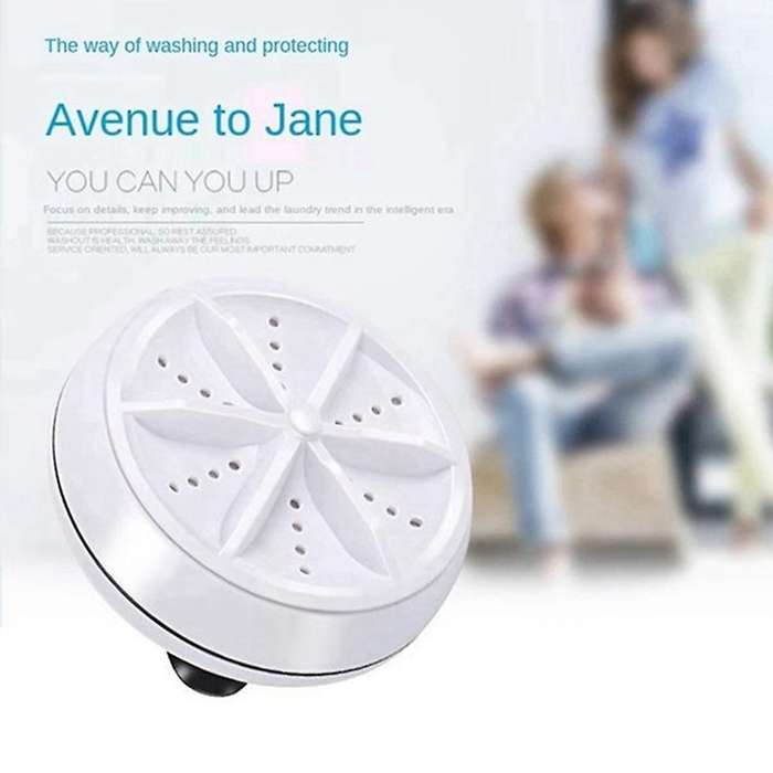 2 in 1 Mini Washing Machine Portable Ultrasonic Dishwasher with USB Powered for Personal Laundry Cam