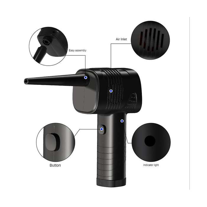 2 In 1 Car Vacuum Cleaner Wireless Handheld Portable Robot Cleaner Dust Keyboard Cleaning Collector
