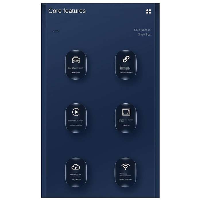 2 in 1 Wireless Carplay Android Adapter Android Auto Car Adapter Wireless Adapter Convert Wired to C