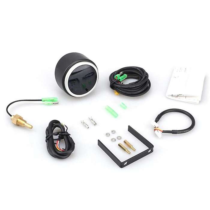 2 Inch 52mm Car 12V Oil Temperature Gauge 50-150 LED 10-Color Oil Temperature Gauge Auto Car Gauge/C