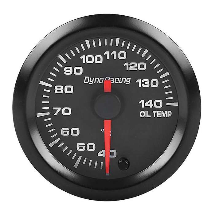 2 Inch 52mm 7 Color LED Car Oil Temp Gauge 40-140 Celsius Oil Temperature Meter with Sensor