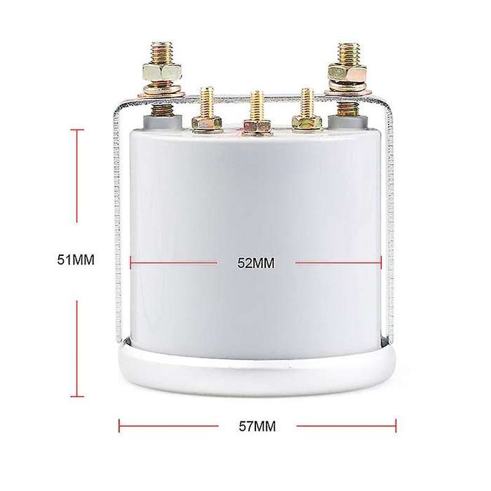 2 Inch 52mm 12V Car Smoke Lens White LED Pointer Oil Temp Temperature Gauge Meter
