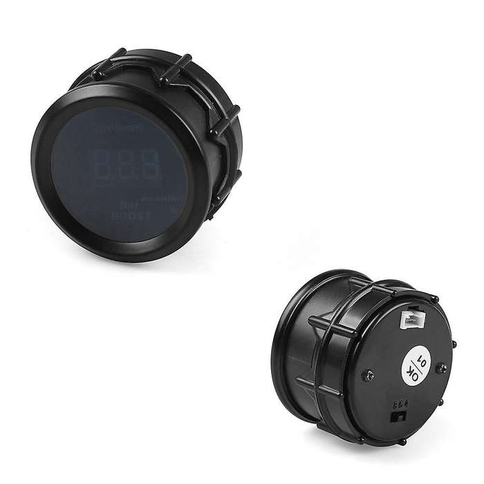 2 Inch 52mm Knob Type Plastic Mounting Digital Display Bar Booster Meter