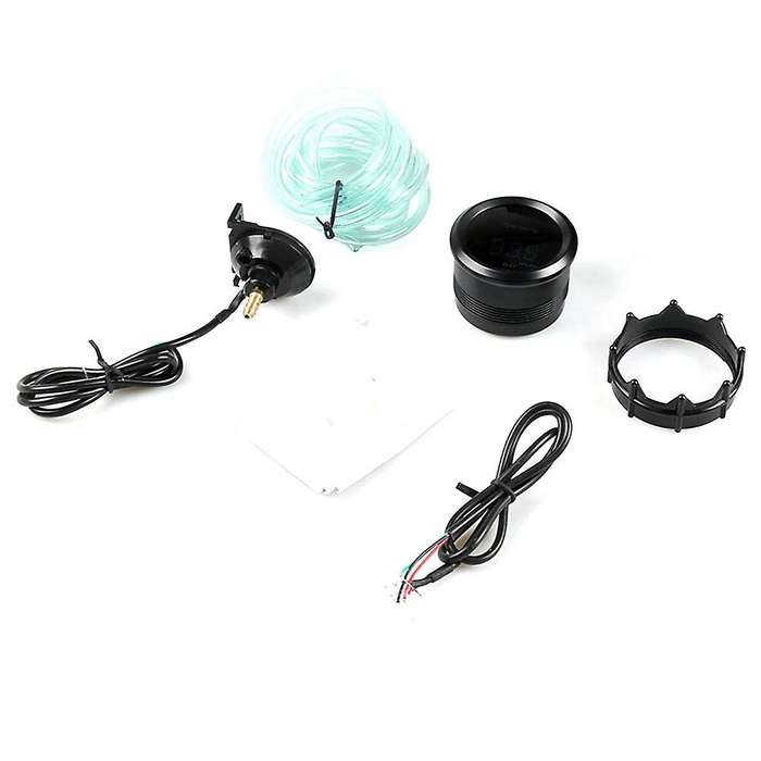 2 Inch 52mm Knob Type Plastic Mounting Digital Display Bar Booster Meter