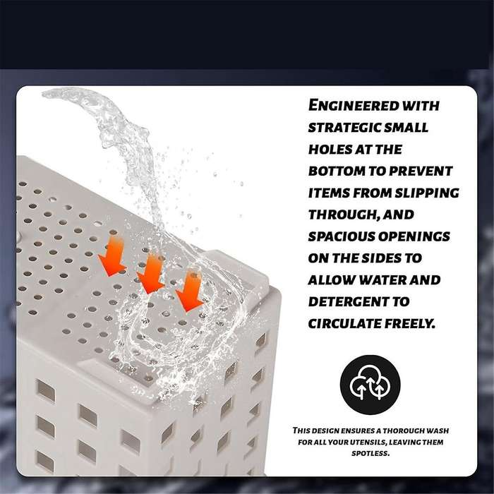 2 Pack Dishwasher Basket for Straw and Chopstick Dishwasher Utensil Basket Dishwasher Drainer Basket