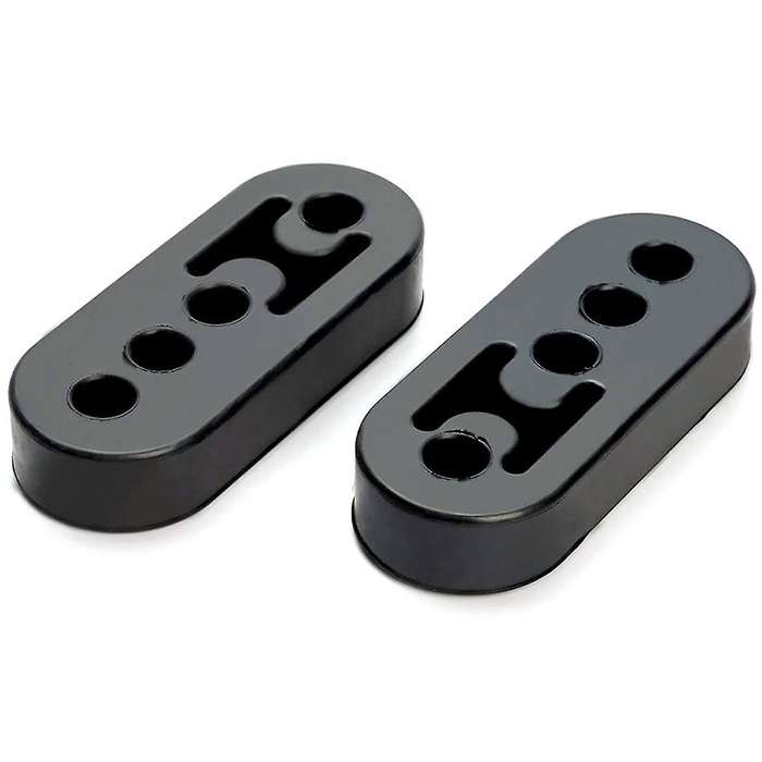 2 Pack Exhaust Rack Heat Insulator High-Density Rubber Exhaust Muffler Hook Car Isolator Heat Insula