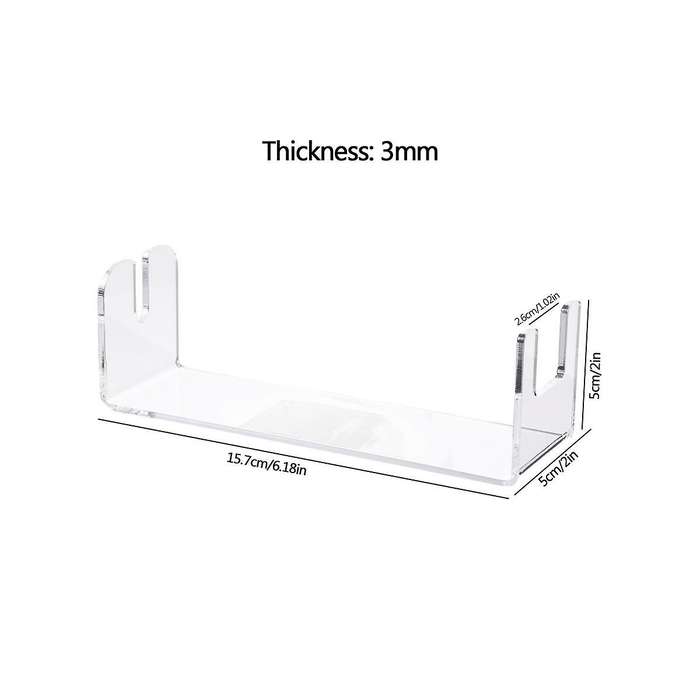 2 Pack Knife Display Stand Acrylic Knife Stand, Desktop Knife Display, Single Knife Holder Pocket Kn