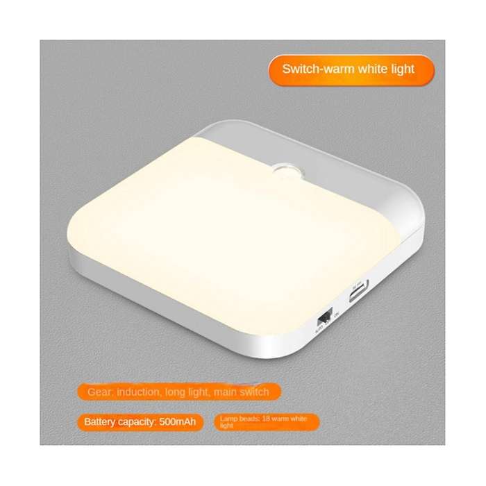 2 Pack LED Rechargeable Motion Sensor Light, Cordless Closet Lights, Motion Sensor Night Light, for