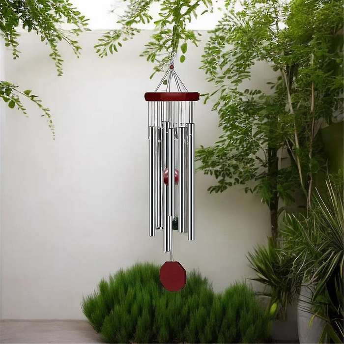 2 Pack PgzsyMemorial Wind Chimes Outdoor Large Deep Tone, Elegant Sympathy Wind-Chime Personalized w