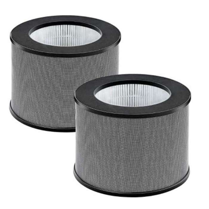 2 Pack Replacement Filter for Tt-ap006 Air Purifier, 3-in-1 H13 True Hepa Filter and Activated Carb