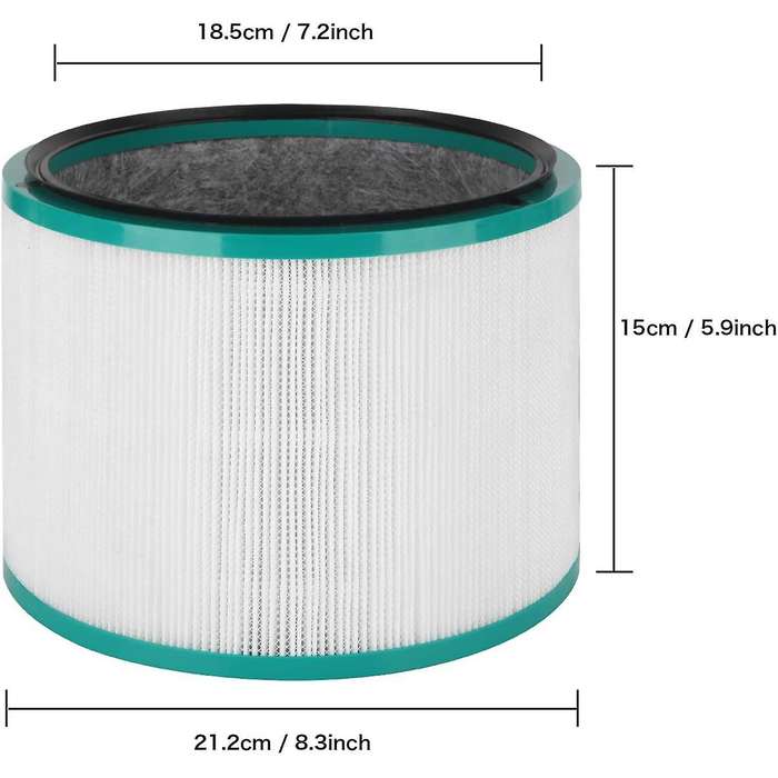 2 Pack Replacement HEPA Filter for Pure Link DP01, DP02 and for Pure Hot + Link HP01, HP02, Part