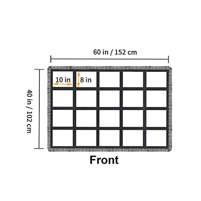 2 Pack Sublimation Sublimation Blanket Blanks 40inchx60inch Throw Blankets for Heat Press, Baby Bla