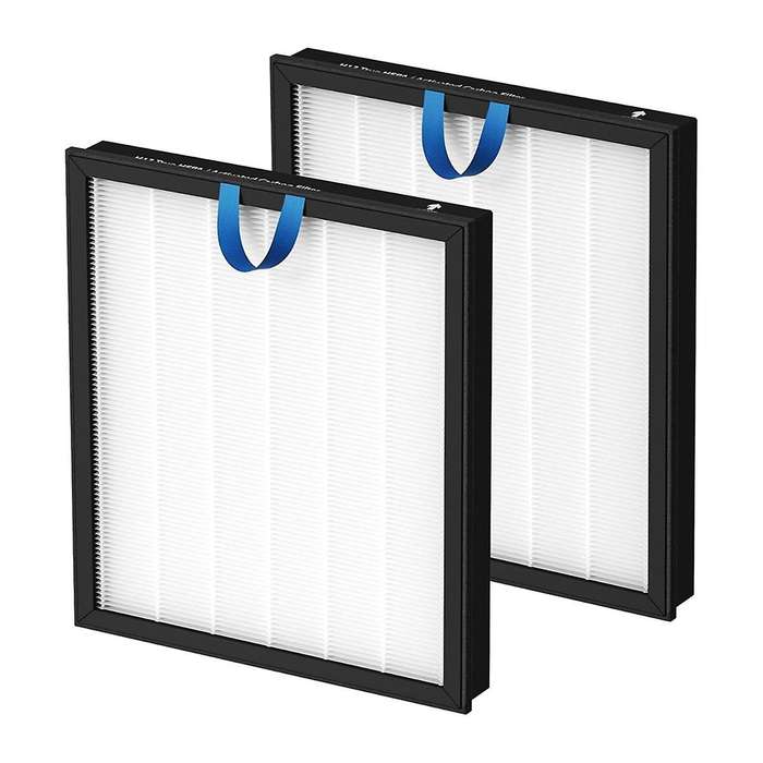 2 Packs Vital 100S Air Purifier Replacement Filter for Vital 100S, 3-In-1 HEPA Filter, Remove Dust,