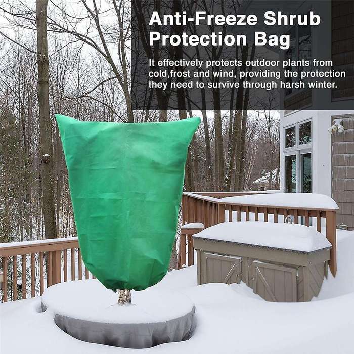 2 Packs Plant Covers Freeze Protection 31.7in X 47.7in Frost Blankets for Plants Frost Cloth Plant F