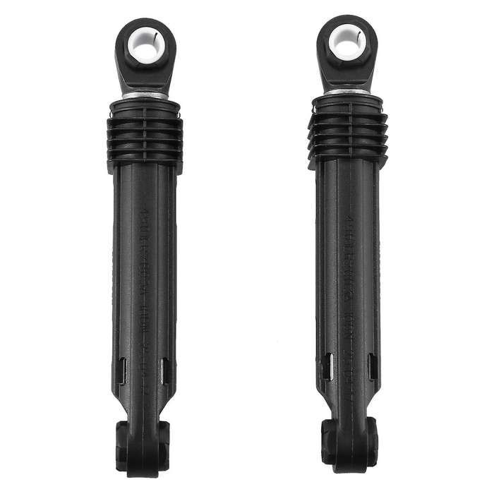 2 Pcs 100N Machine Shock Absorber Washer Front Load Black Plastic