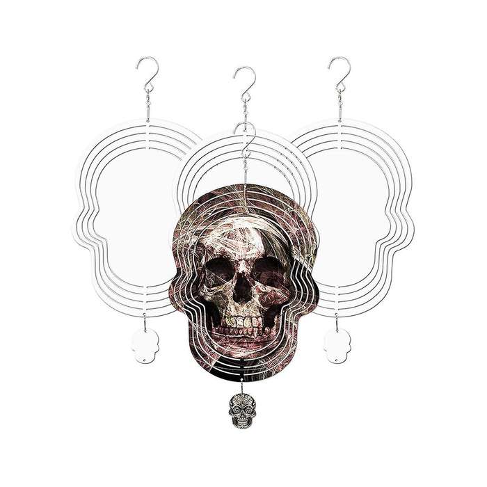 2 Pcs 10 Inch Sublimation Wind Spinners Blanks 3d Double Sided Sublimation Sculpture Hanging Spinne