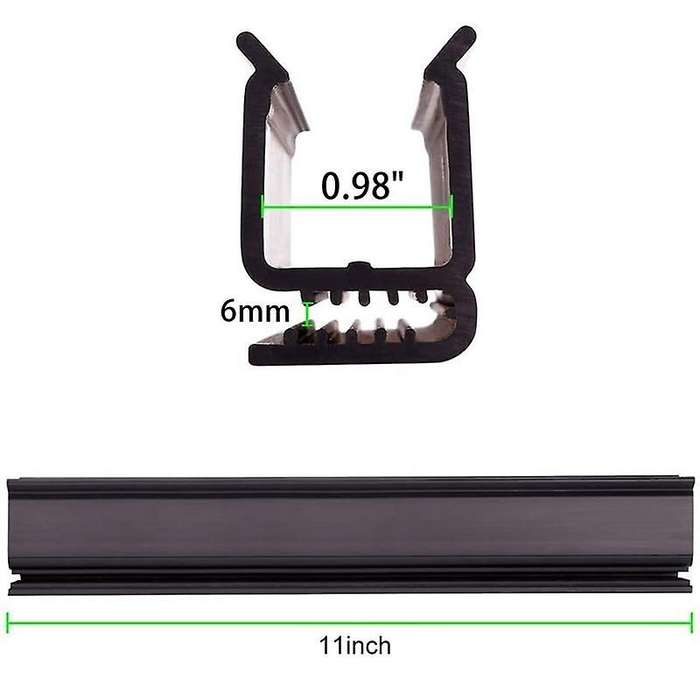 2 Pcs 12.6 Inch Windshield Sash Compatible Club Car DS & Precedent Golf Cart