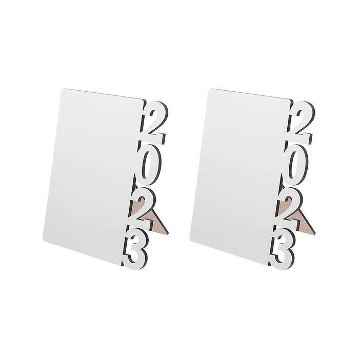 2 Pcs 2023 Graduation Blank Graduation Picture Frame Diy Craft Sublimation Blank Cheer