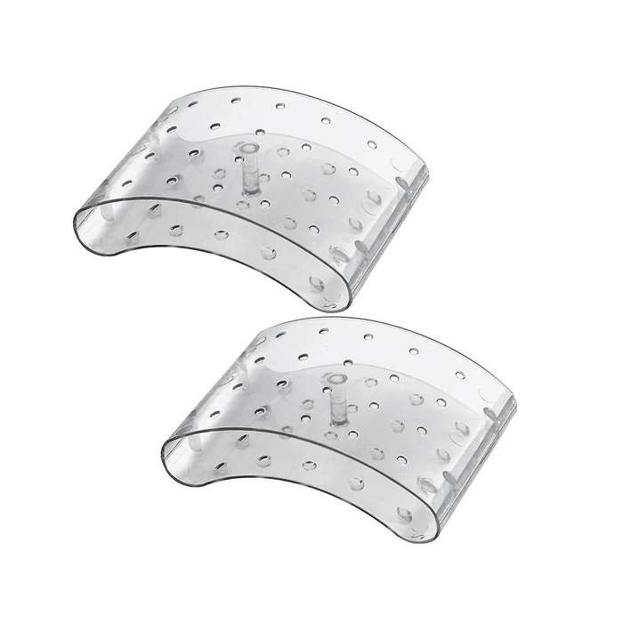 2 Pcs 20 Hole Lollipop Holder Display Stand Acrylic Holder Clear Candy Holder for Wedding Party Bir