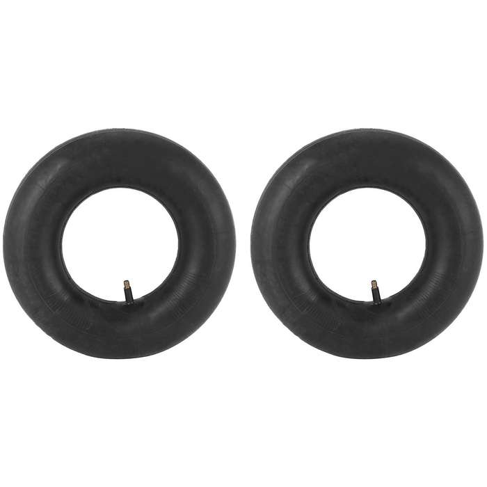 2 Pcs 13 X 5.00-6 Inch Heavy Duty Inner Tube with Tr-13 Straight Valve Stem - for Wheelbarrows, Mow