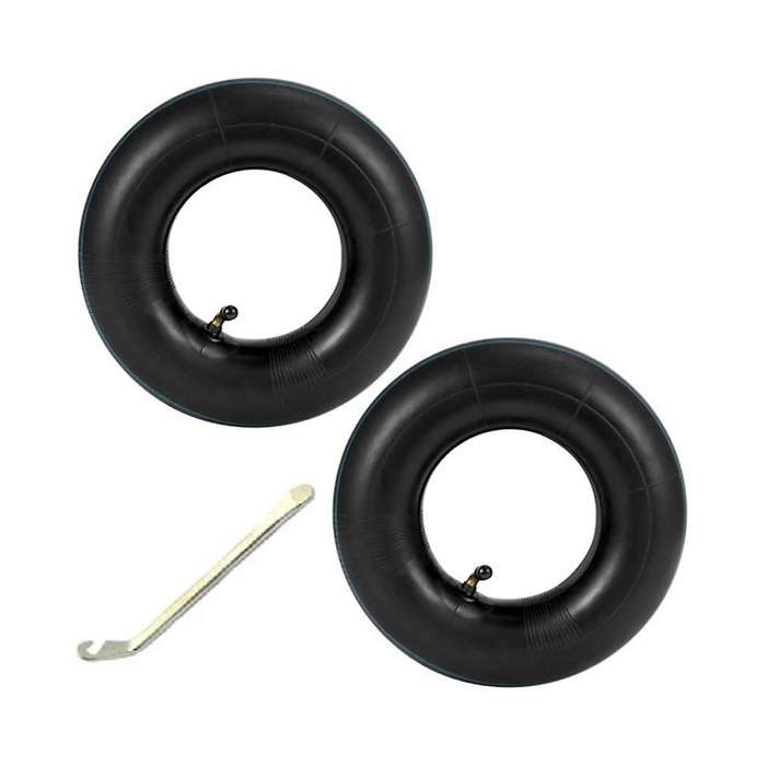 2 Pcs 4.10/3.50-4 Inch Inner Tube Tire for Hand Truck, , Hand Cart, Lawn Mower,4.10-4 Replacement T