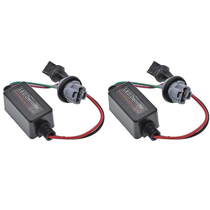 2 Pcs 7440 Car LED Decoder Warning Error Canceller Turn Signal Light Lamp Anti Flicker Load Resistor