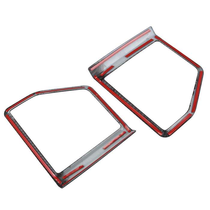 2 Pcs ABS Interior Door Speaker Cover Trim Fit for 2019-2020