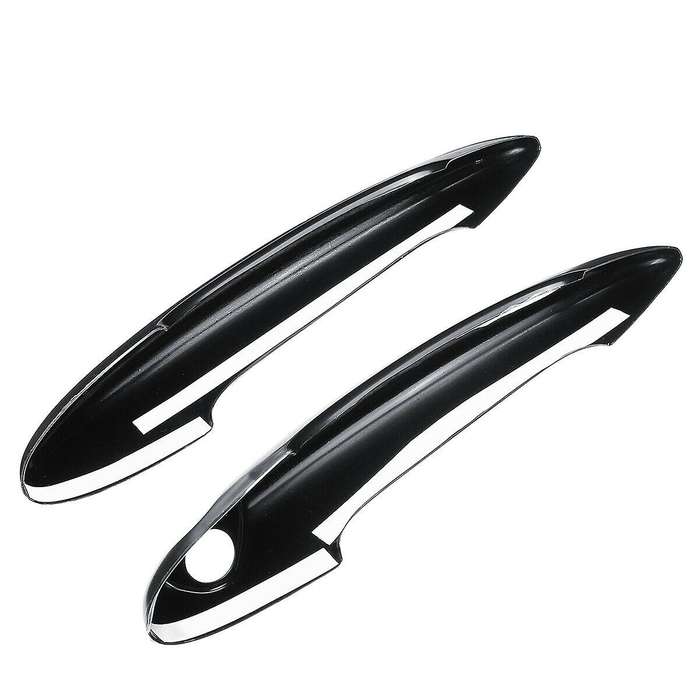 2 Pcs ABS Black Door Handle Cover Compatible MINI Cooper S R50 R53 R56