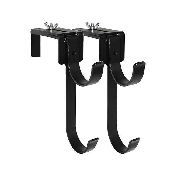 2 Pcs Adjustable Aluminum Pool Pole Hanger,for Pool Poles,fence Hooks for Pool Equipment, Pool Skim