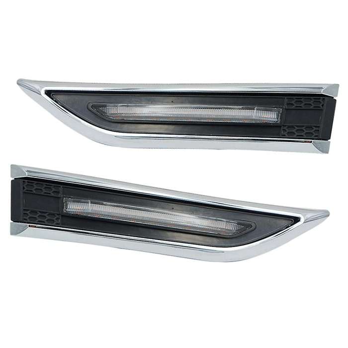 2 PCS Car Led Side Markers Lamp Turn Signal Lights for 2009-2015 (Emit Yellow Light )