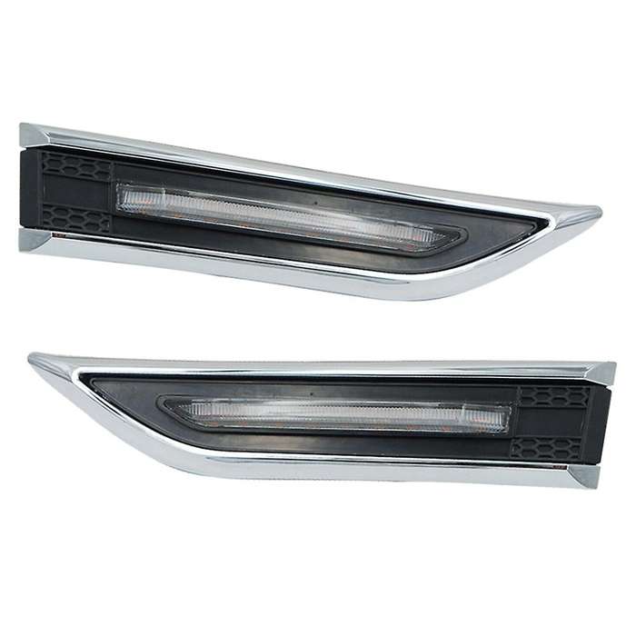 2 PCS Car Led Side Markers Lamp Turn Signal Lights for 2009-2015 (Emit Blue Light )