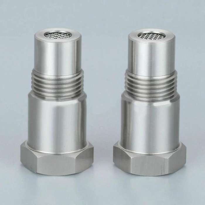 2 Pcs Car M18X1.5 Catalytic Converter Oxygen Sensor Adapters Tool Parts Catalytic Filter O2 CEL for