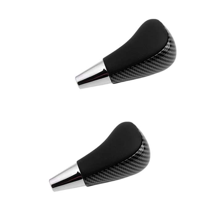 2 Pcs Carbon Gear Shift Knob Gear Shift Knob Stick Headball for Es300 Es330 Es350 Gs300 Gs350