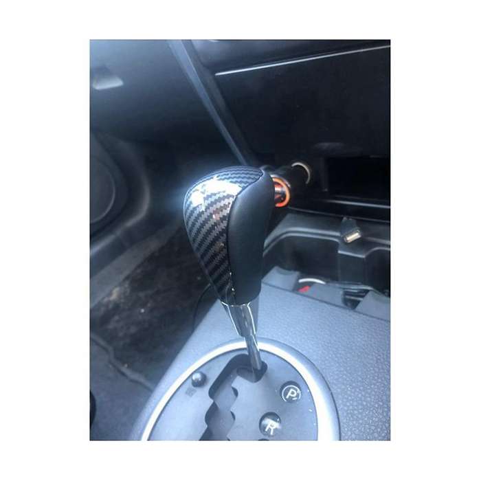 2 Pcs Carbon Gear Shift Knob Gear Shift Knob Stick Headball for Es300 Es330 Es350 Gs300 Gs350