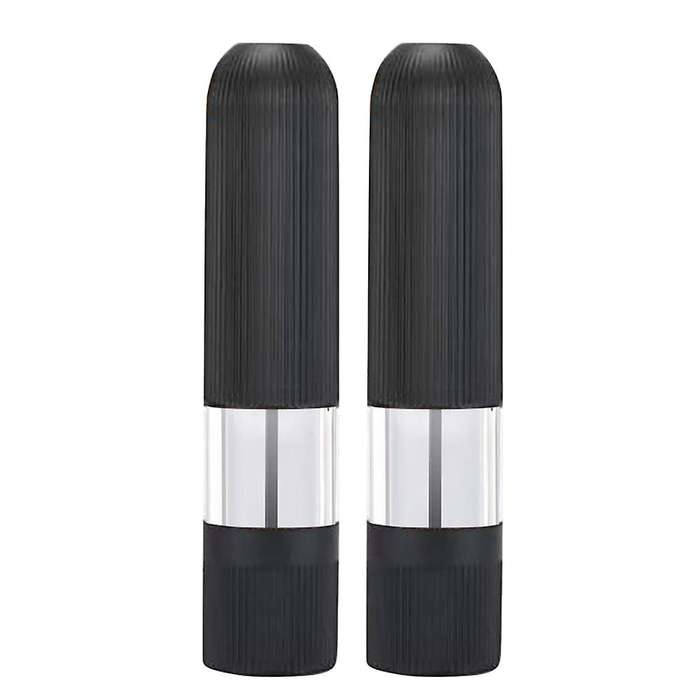 2 Pcs Electric Salt and Pepper Grinder, One Handed Operation Pepper and Salt Mill,Battery Powered Gr