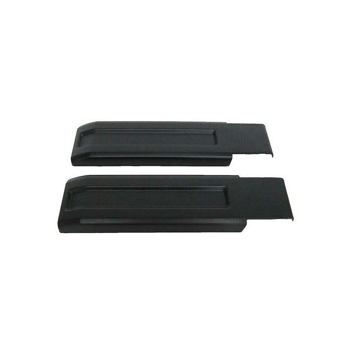 2 Pcs for 2007-2018 Wrangler Jk Upper Rear Hinge Cover Cap Black Plastic