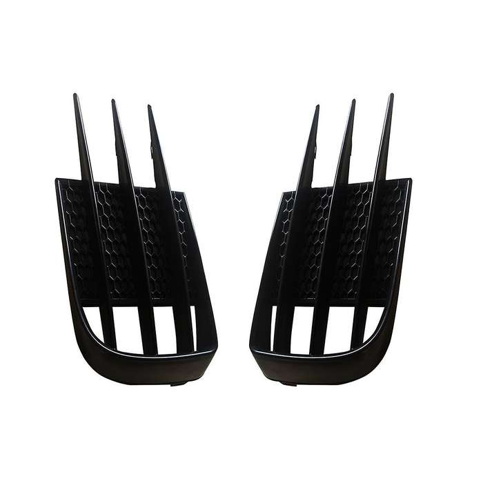 2 Pcs Front Fog Light Hoods Eyebrow Eye Wind Knife Cover Fog Light Grille for Golf 6 Mk6 Vi R R20