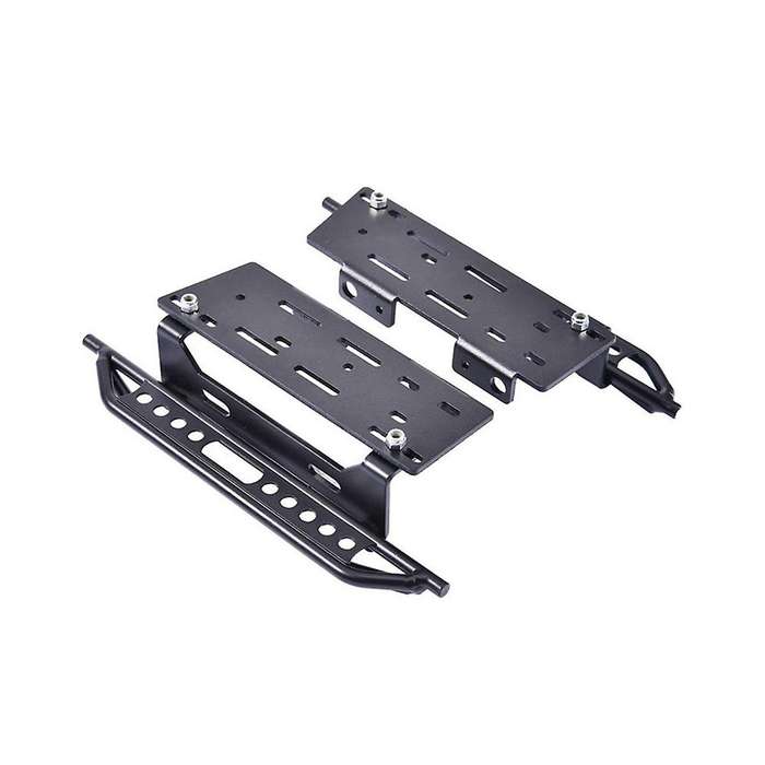 2 Pcs for Scx10 90046 1:10 Climbing Car Metal Simulation Side Pedal 313mm Wrangler Pedal