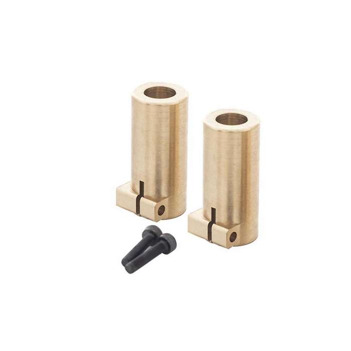 2 Pcs for Scx10 Ii 90046 90047 Brass Counterweight Modification and Upgrade Accessories Rear Cup Co