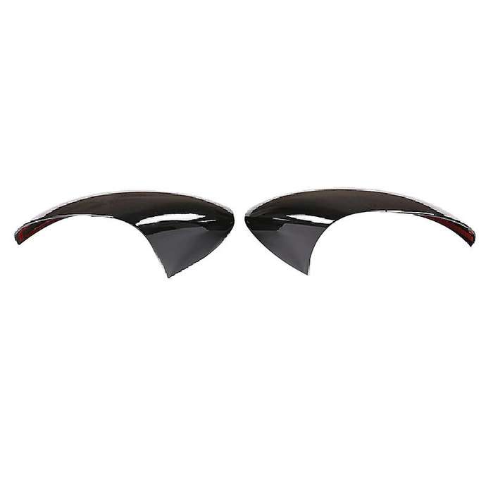 2 Pcs Glossy Black ABS for Stelvio 2017-2020 Rear View Mirror Cover Trim Car Accessories