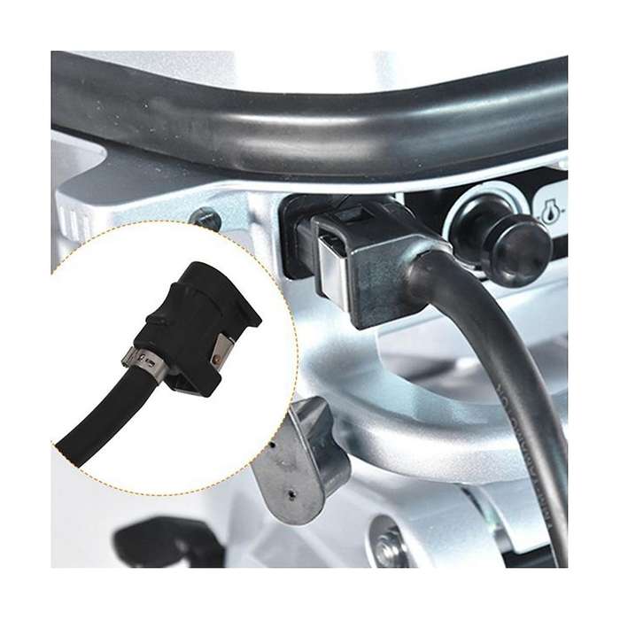 2 Pcs Fuel Line Hose Outboard Boat Engine Petrol Tank Connectors Kit for Motor