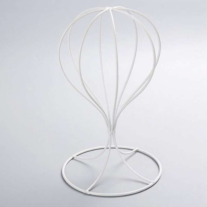 2 Pcs Modern Metal Hat Stand Durable Stable Metal Hat Cap Rack Wigs Holder Hat Holder Hat Display H