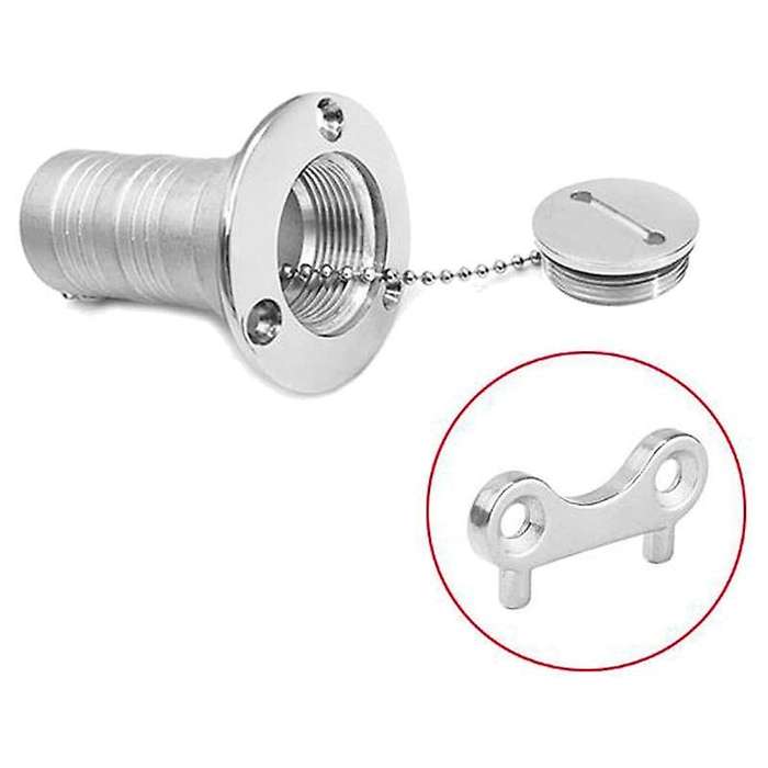 2 PCS Marine Boat Gas Cap Key Stainless Steel Gas Water Fuel Tank Fill Filler Tool Marine Yacht Boat