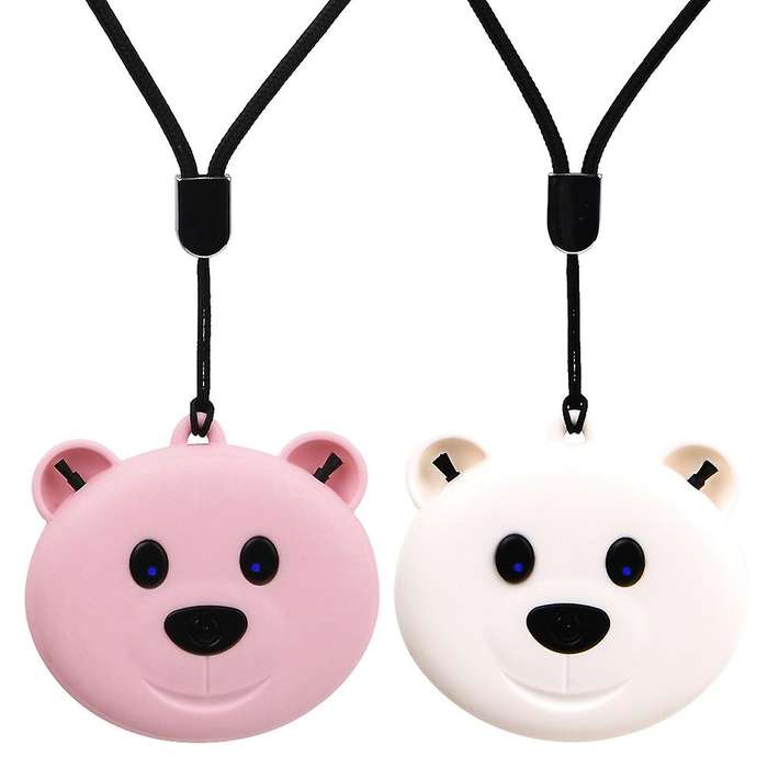2 Pcs Personal Wearable Portable Car Oxygen Bar 200MAH Battery Negative Ion Hanging Neck Air Purifie
