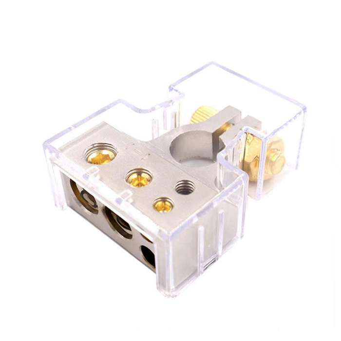 2 Pcs Positive Negative with 2 Covers Shims /2/4/8/10 Gauge Car Modified Battery Head Car Battery Te