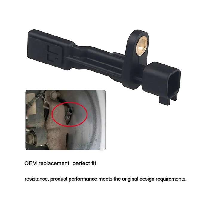 2 PCS Rear ABS Wheel Speed Sensor for Wrangler Liberty Nitro 52125003AB ALS1932 SU9956 5S8494 Car Ac