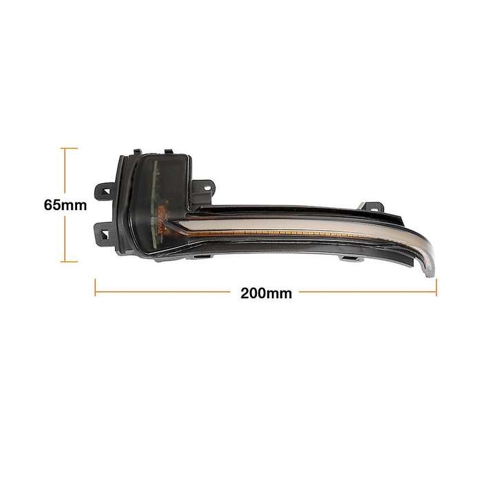 2 Pcs Side Wing Mirror Indicator Dynamic Turn Signal LED Light for A4 B8.5 A5 B8.5 RS3/4/5 S5